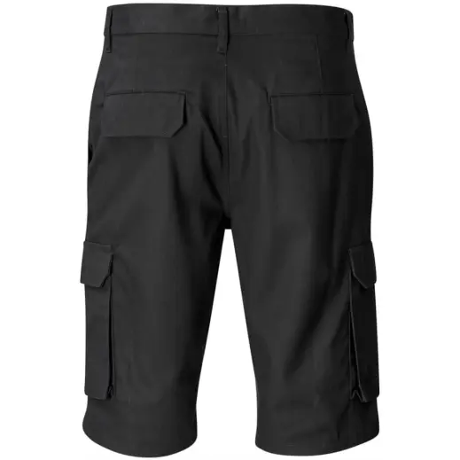 Mens Highlands Cargo Shorts Black Back